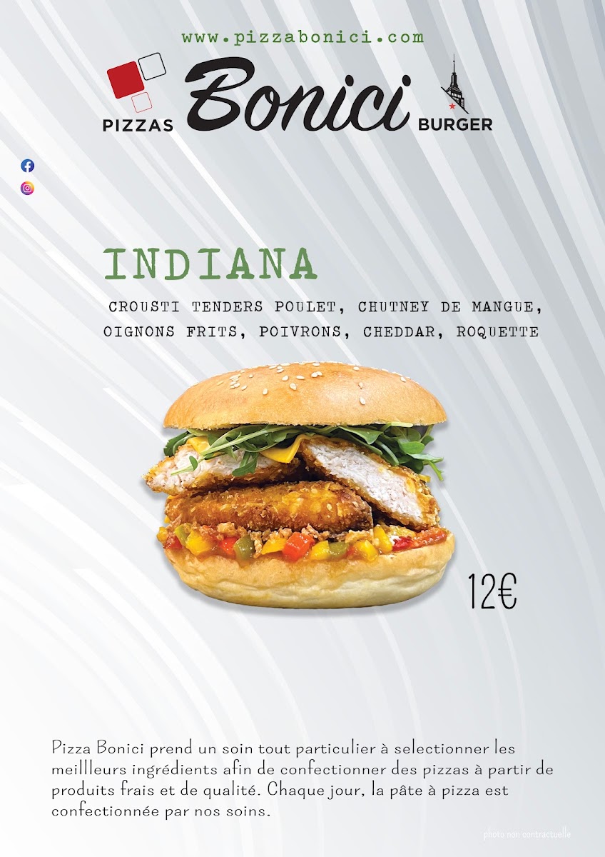 Menu Pizza Bonici La Roche Sur Yon-7