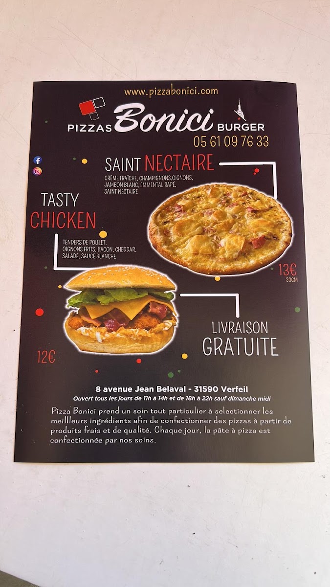 Menu Pizza Bonici Verfeil-2
