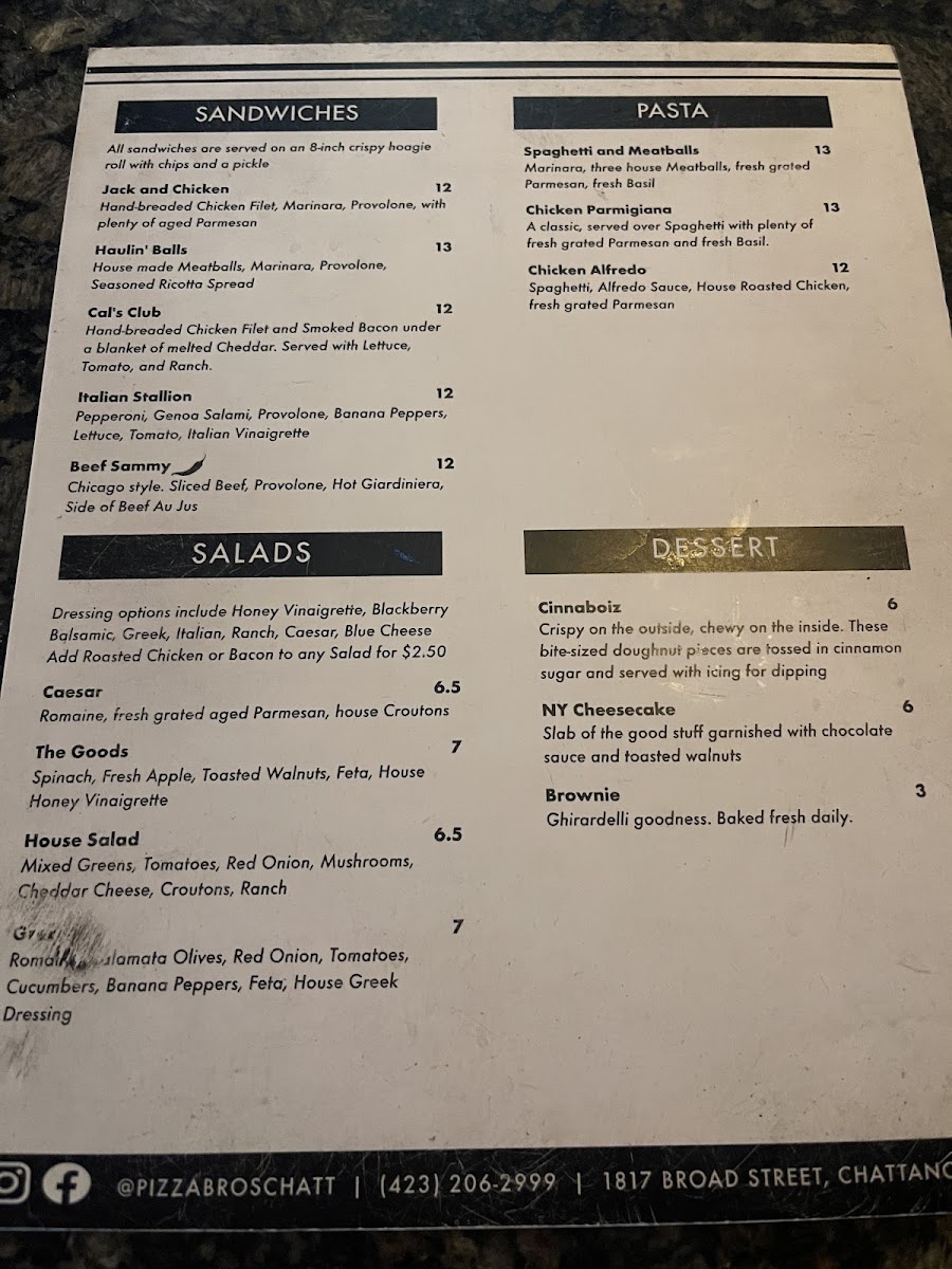 Menu Pizza Bros Southside-7