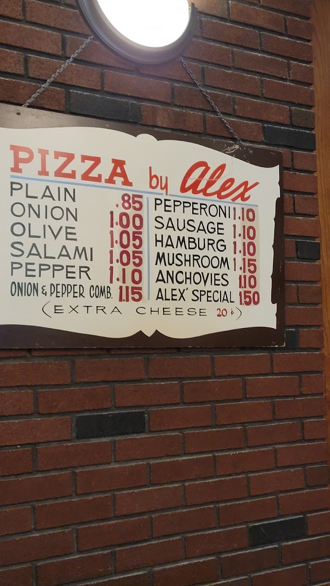 Menu Pizza By Alex-1