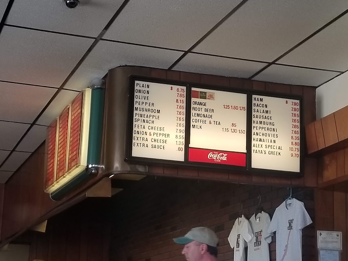 Menu Pizza By Alex-9