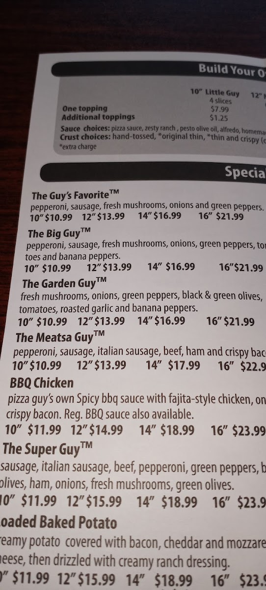 Menu Pizza By The Guy-3