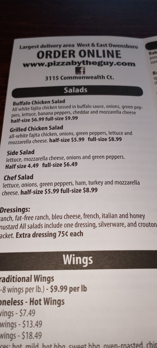 Menu Pizza By The Guy-5