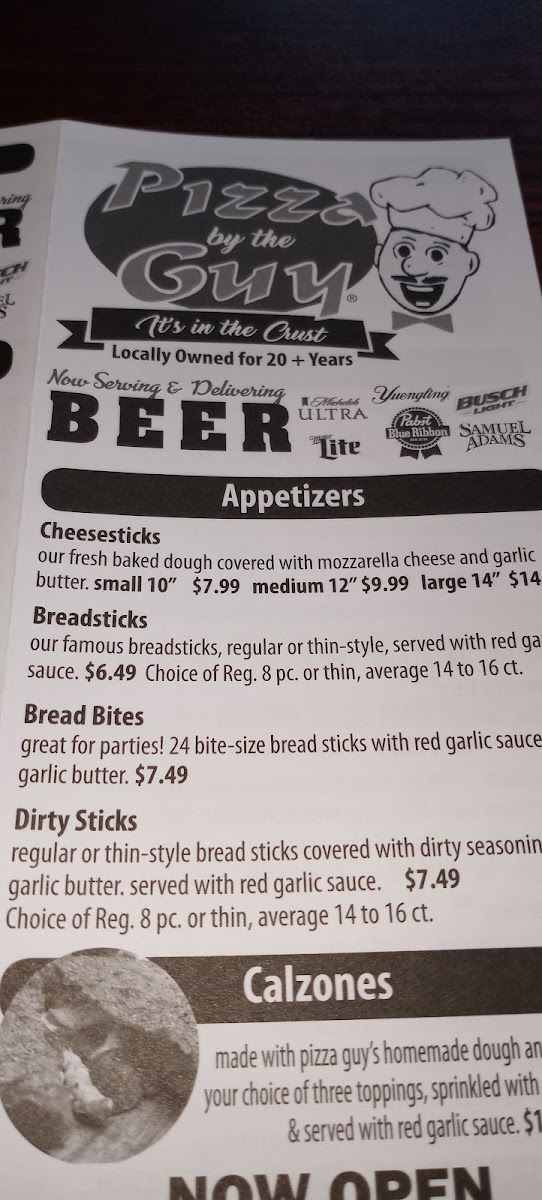 Menu Pizza By The Guy-7