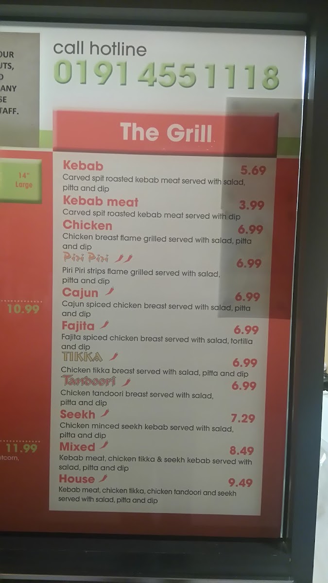 Menu Pizza Corner South Shields-3