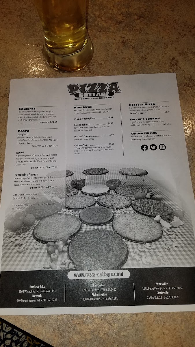 Menu Pizza Cottage-1
