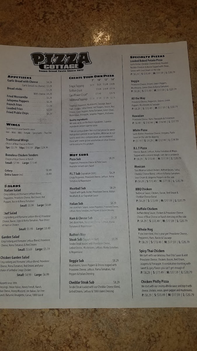 Menu Pizza Cottage-2