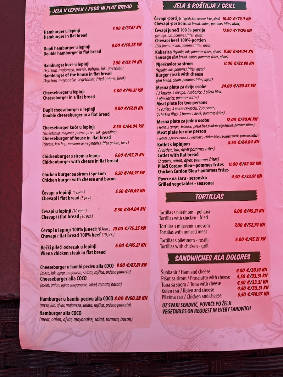 Menu Pizza Cut Sandwich Bar Coco-6
