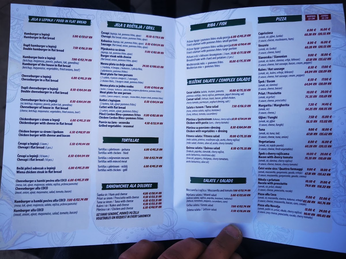 Menu Pizza Cut Sandwich Bar Coco-7