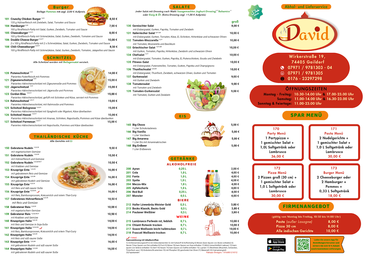 Menu Pizza David-1