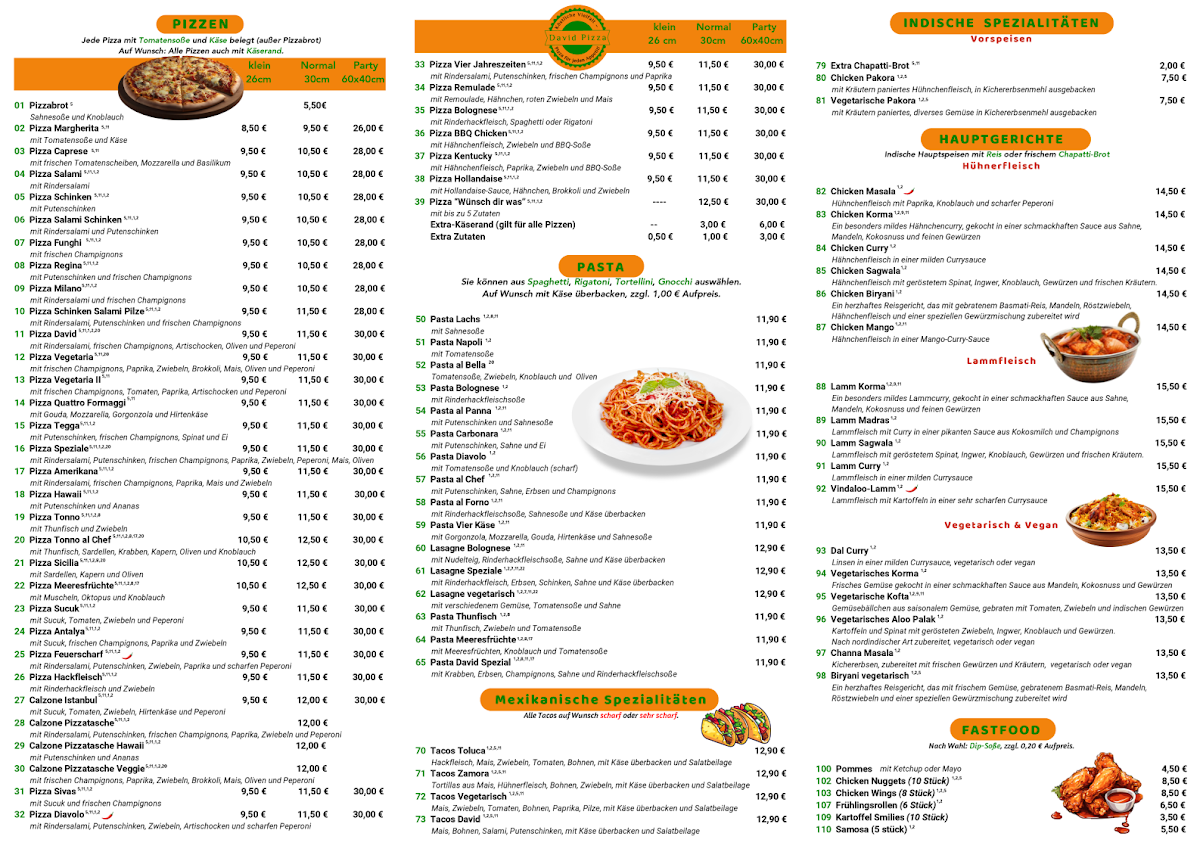 Menu Pizza David-2