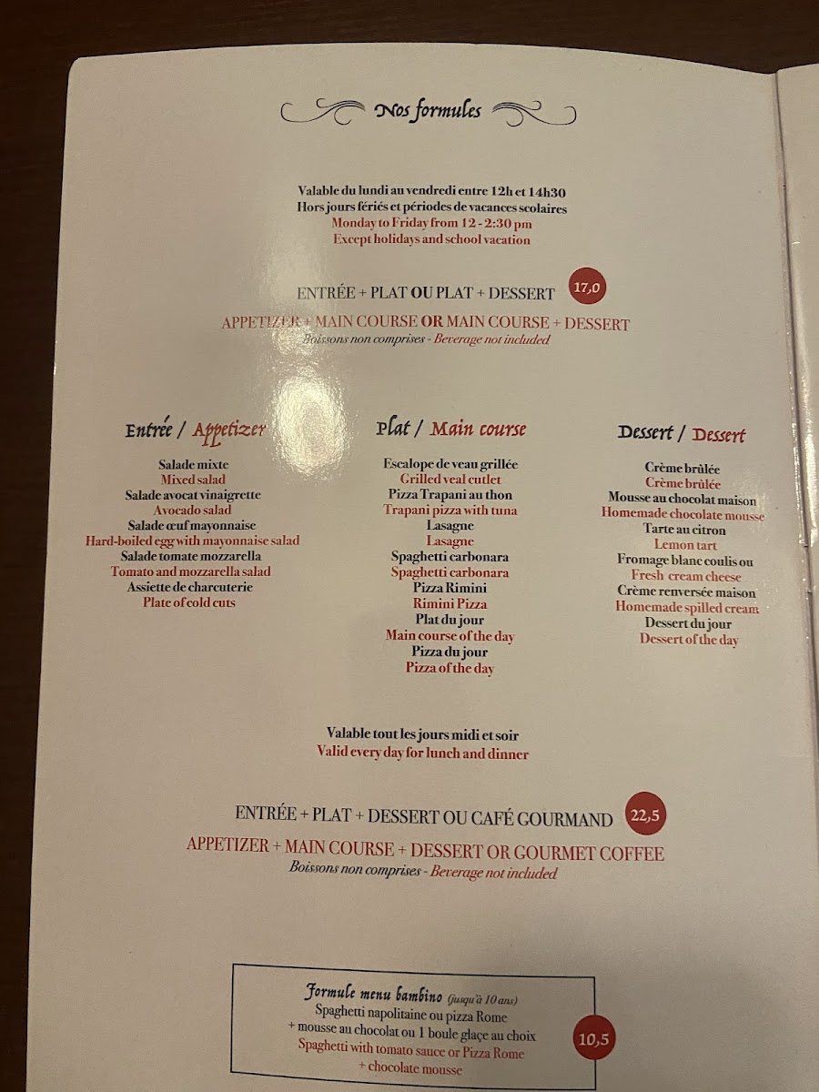 Menu Pizza Di Napoli-1