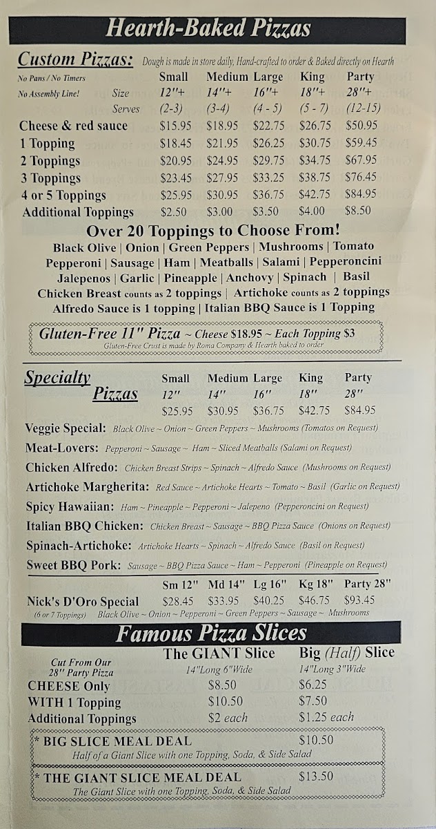 Menu Pizza D'oro-2