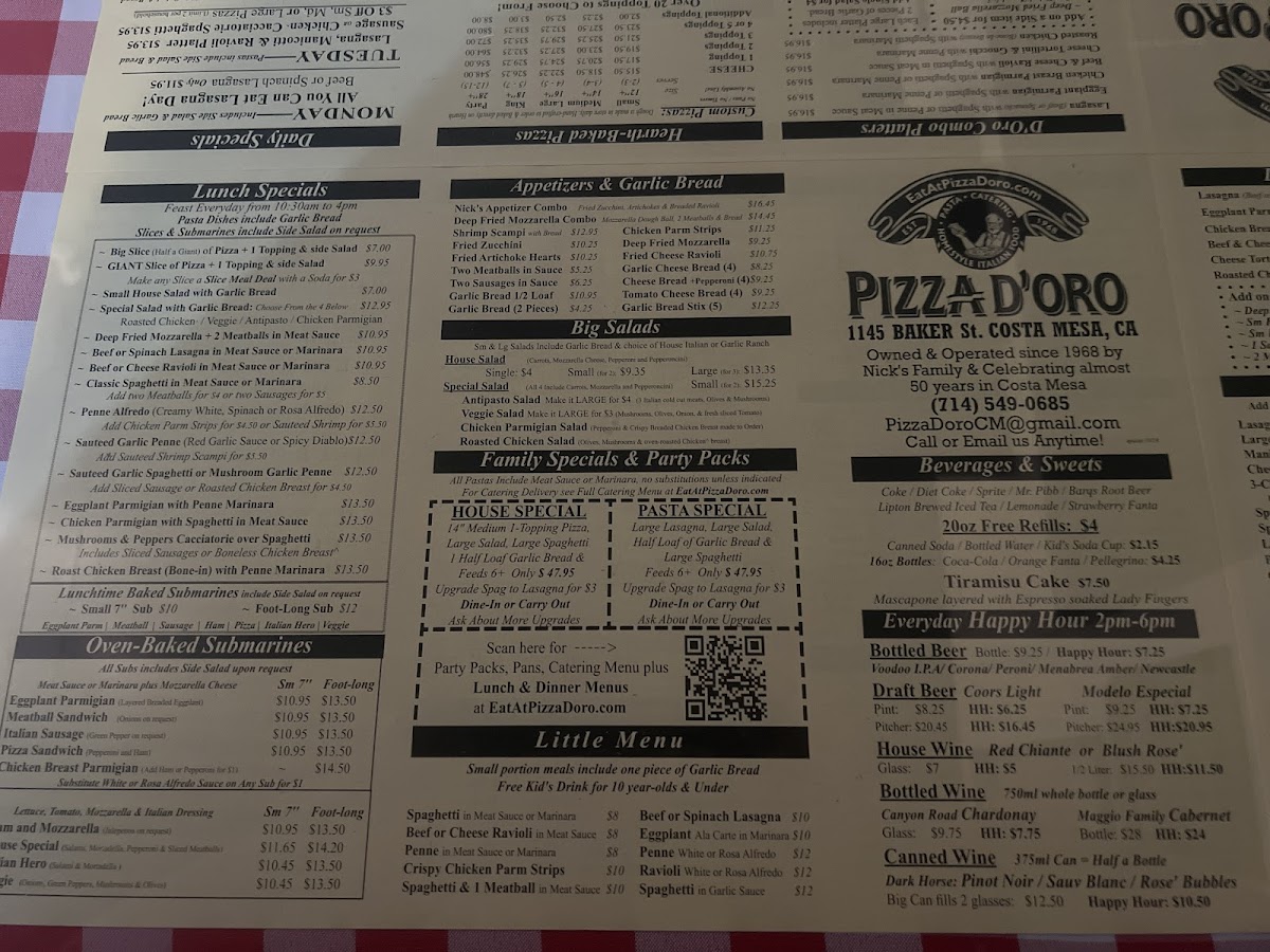 Menu Pizza D'oro-9