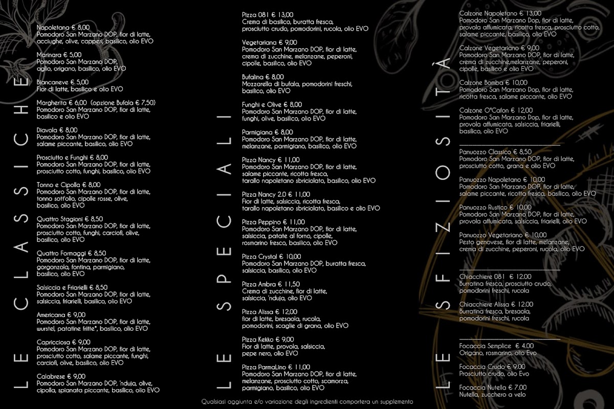 Menu Pizza E Sfizi 081-1