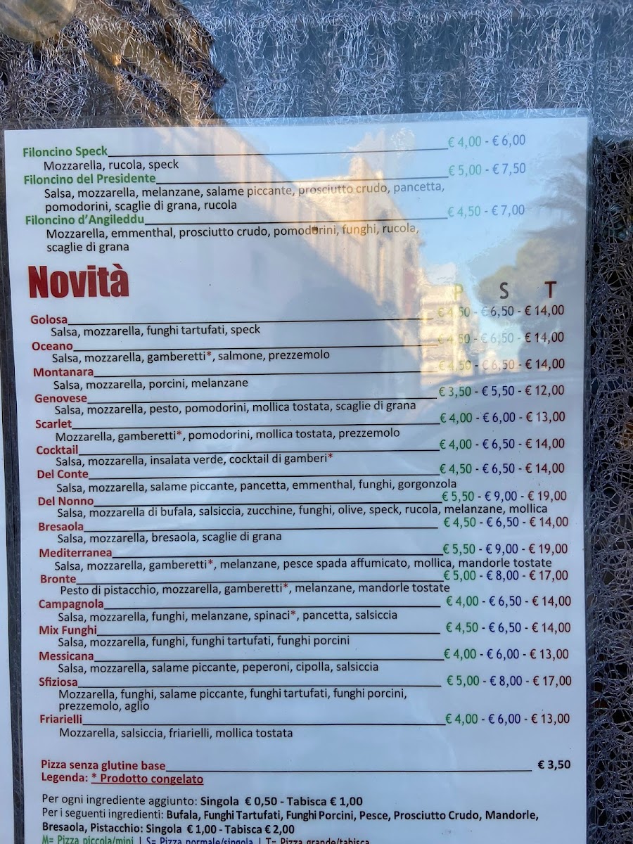 Menu Pizza E Sfizi L'arco Di F. Ditta-1