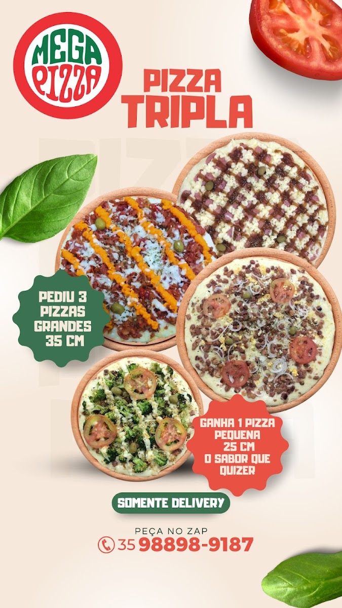 Menu Pizza Em Lavras Mg - Mega Pizza - A Melhor Pizza Da Cidade-3