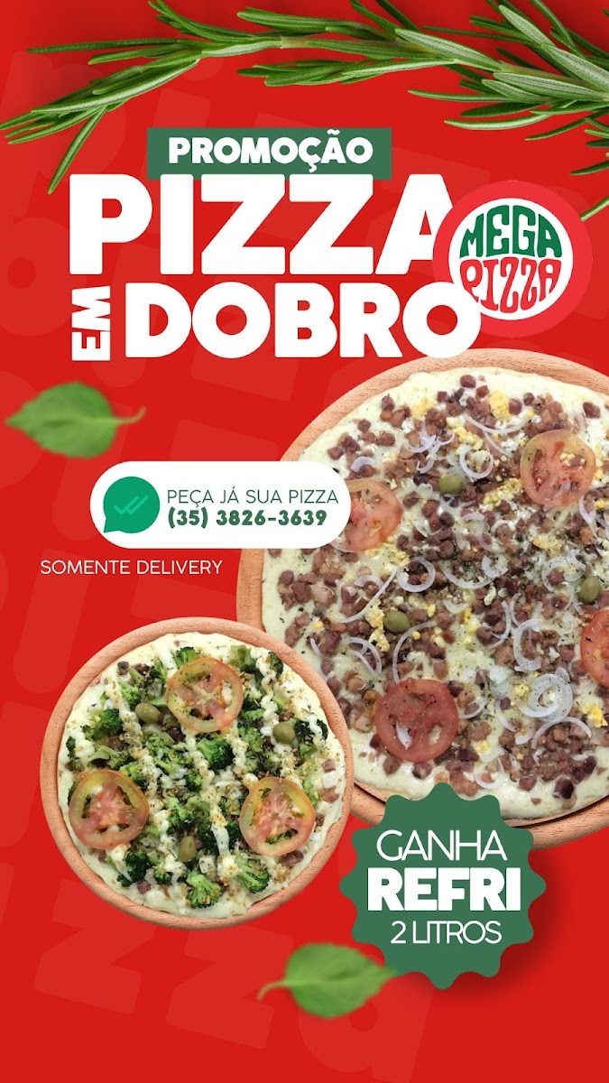 Menu Pizza Em Lavras Mg - Mega Pizza - A Melhor Pizza Da Cidade-4