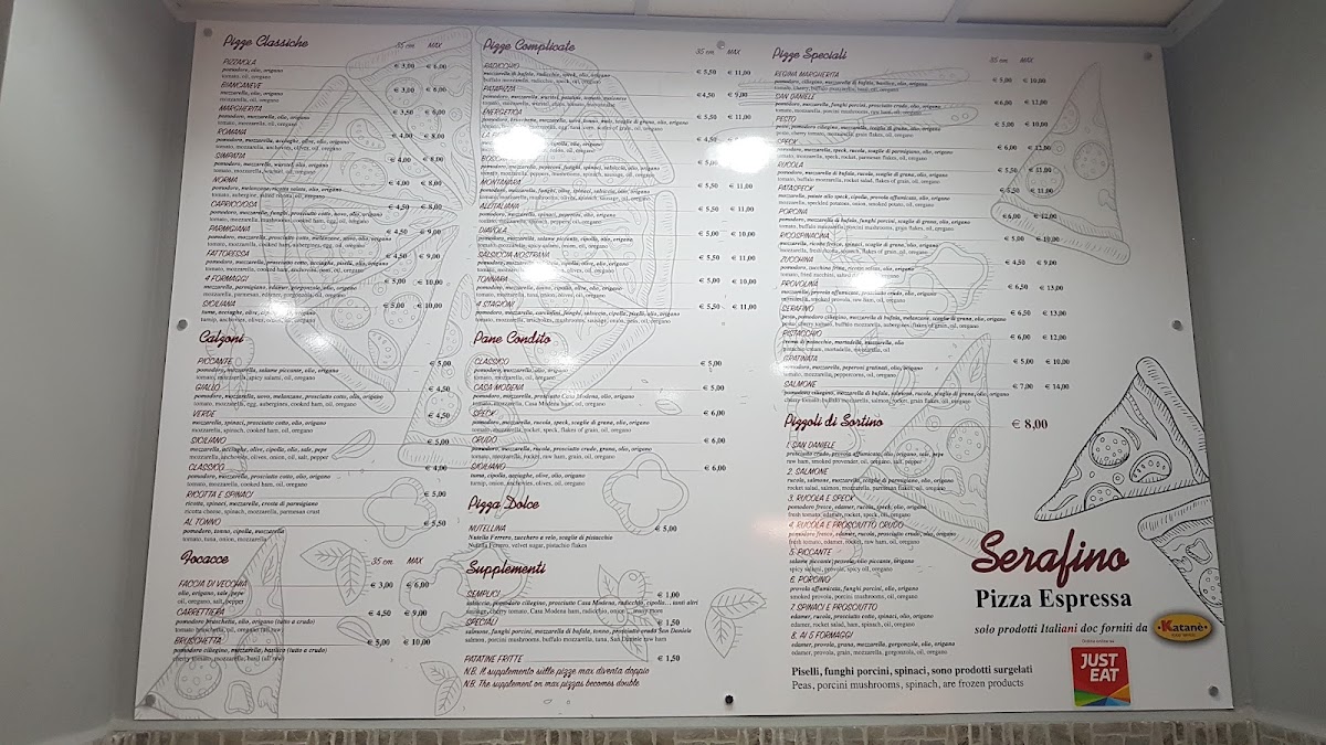 Menu Pizza Espressa Serafino-5