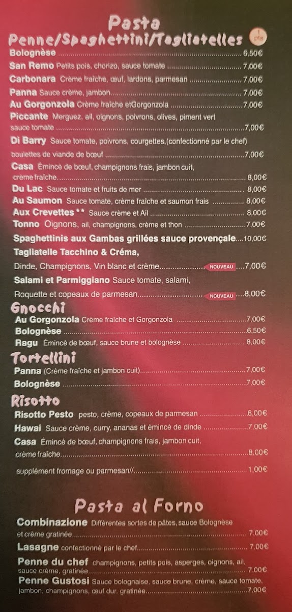 Menu Pizza Et Pasta Du Lac-10