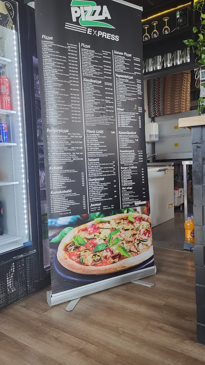 Menu Pizza Express Jätkäsaari-2