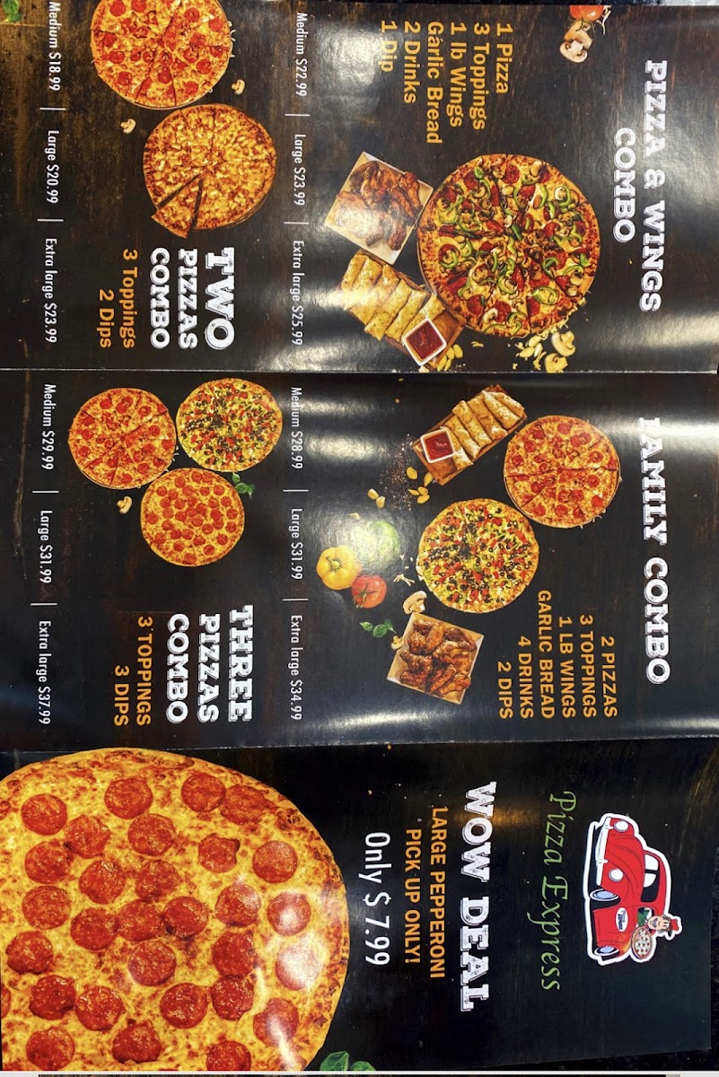 Menu Pizza Express Stirling Ave-1