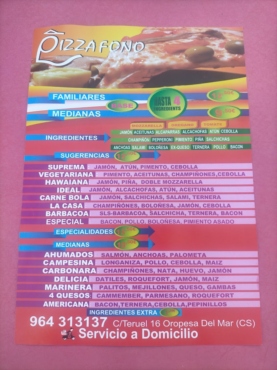Menu Pizza Fono-3