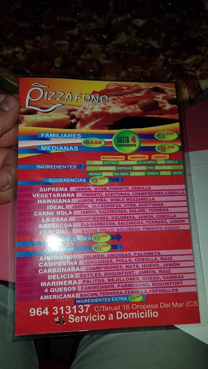 Menu Pizza Fono-6