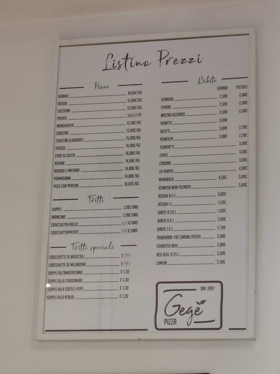 Menu Pizza Gegè Corso Di Francia-2