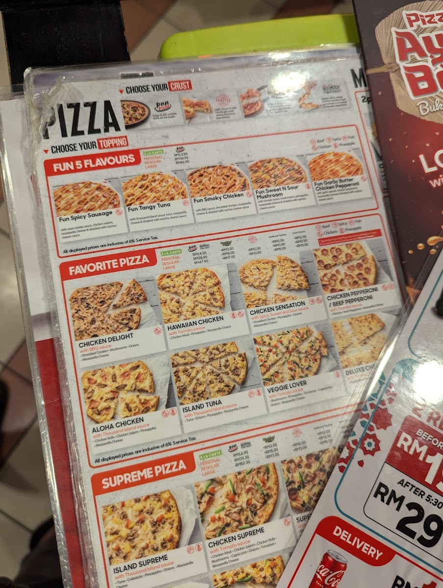 Menu Pizza Hut Giant Bkt. Tinggi-5