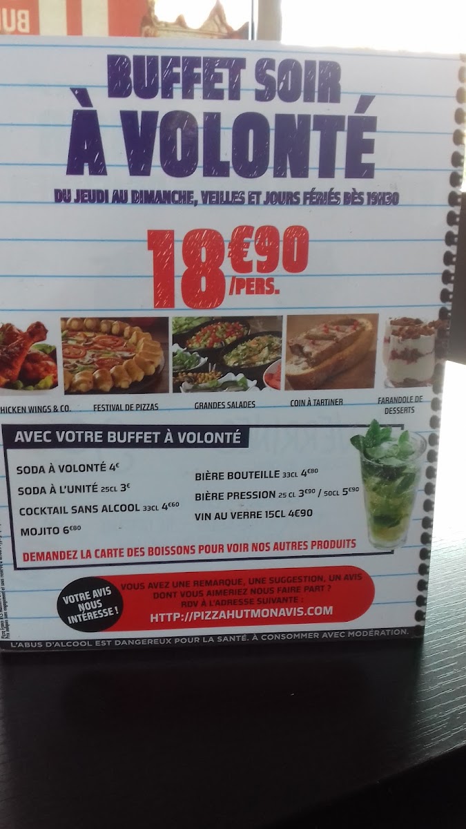 Menu Pizza Hut Plaisir-8