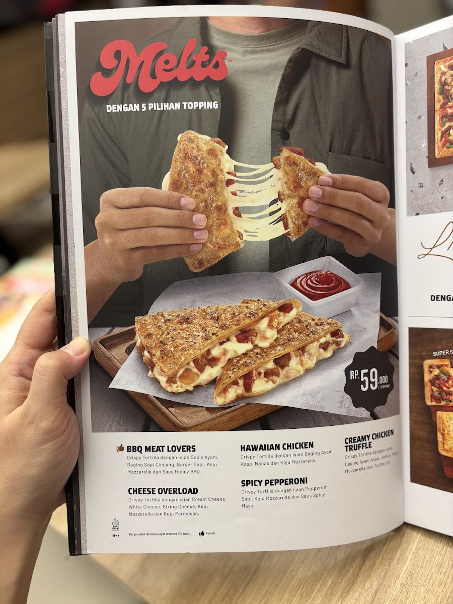 Menu Pizza Hut Ristorante - Supermall Pakuwon Indah-9