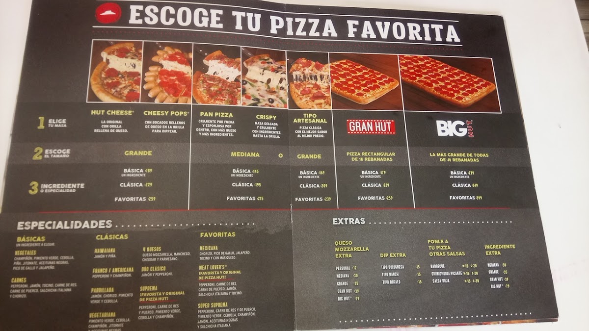 Menu Pizza Hut-1