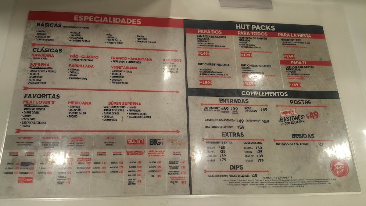 Menu Pizza Hut-3
