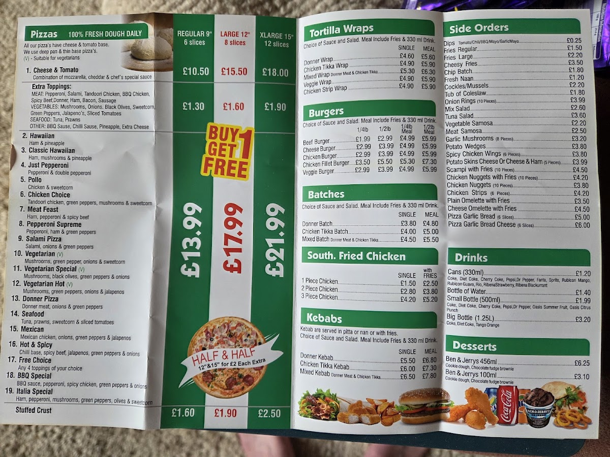 Menu Pizza Italia & Kebab House-1