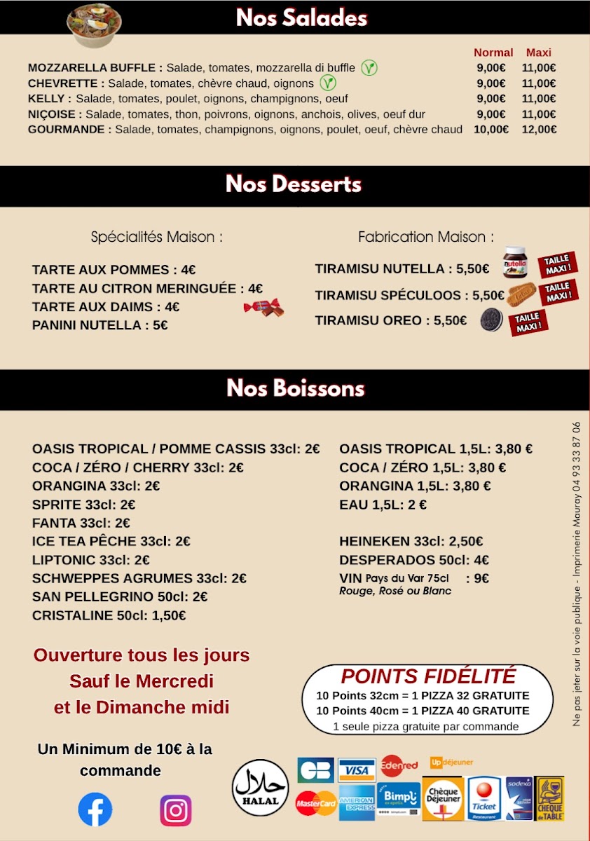 Menu Pizza Kelly Antibes-2