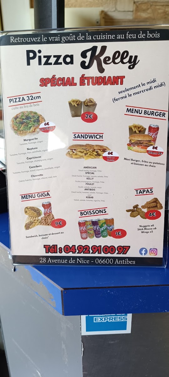 Menu Pizza Kelly Antibes-5