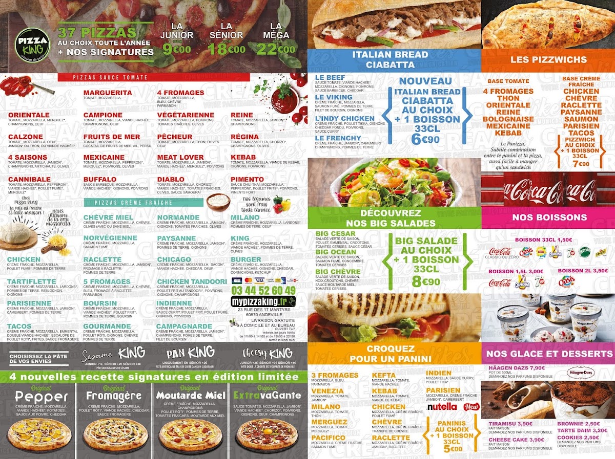 Menu Pizza King Andeville-8