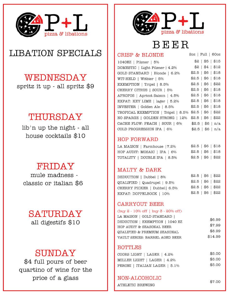 Menu Pizza & Libations-2