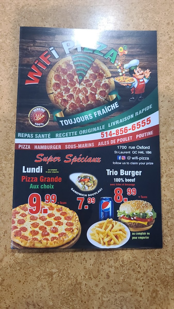 Menu Pizza Lion - Ville Saint-Laurent-7