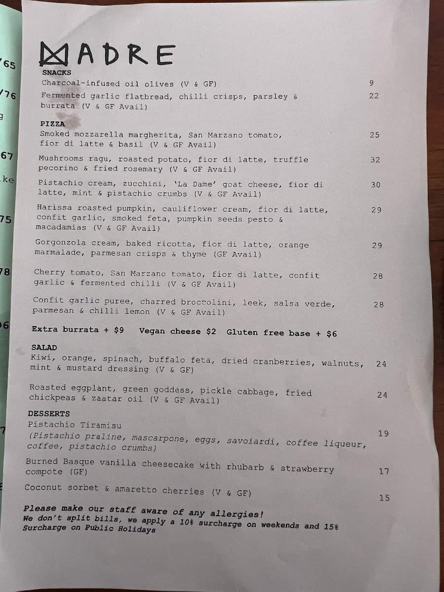 Menu Pizza Madre-2