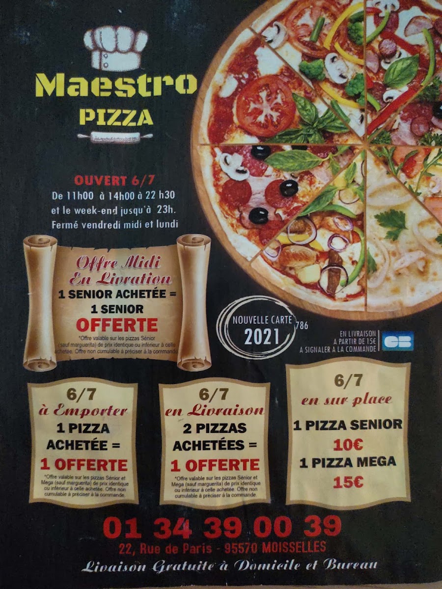 Menu Pizza Maestro Moisselles-6