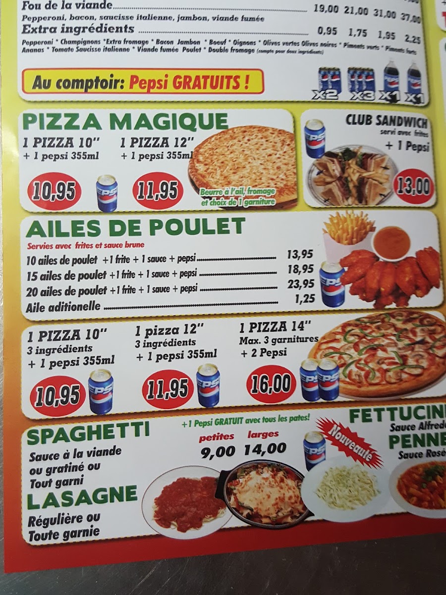 Menu Pizza Maison - Laval-4