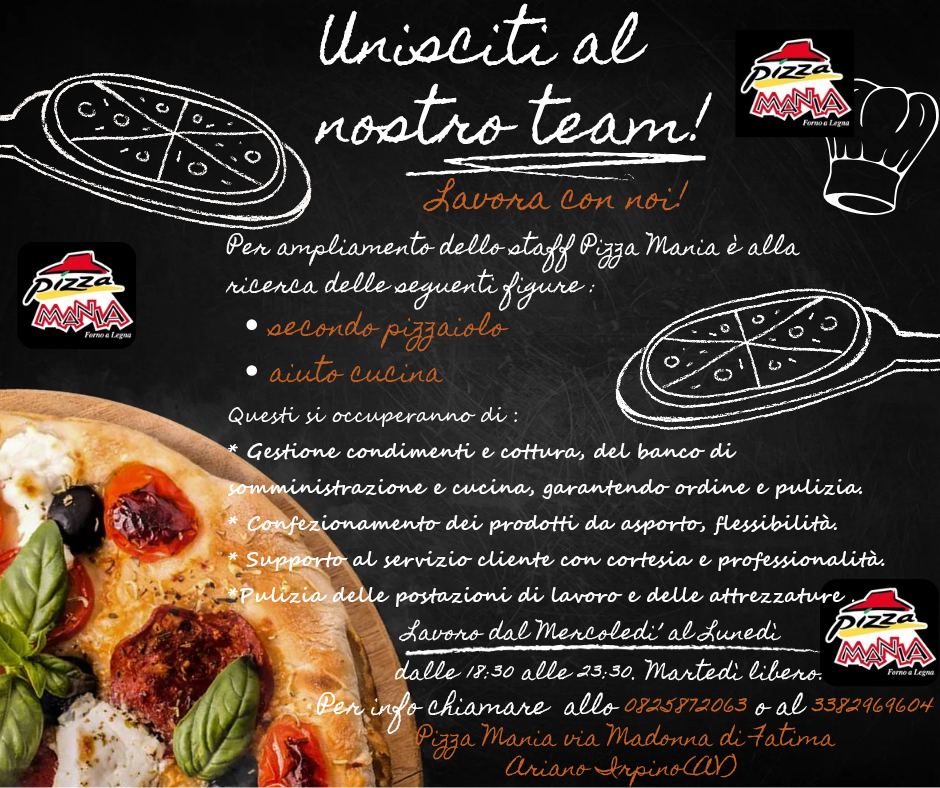 Menu Pizza Mania Ariano Irpino-7