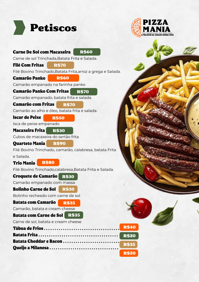 Menu Pizza Mania-1