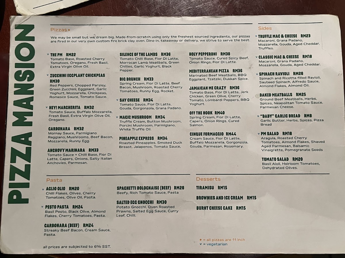 Menu Pizza Mansion Jalan Mesui-2