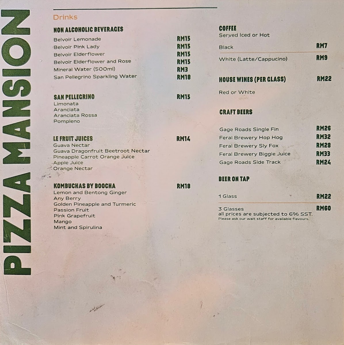 Menu Pizza Mansion Jalan Mesui-3
