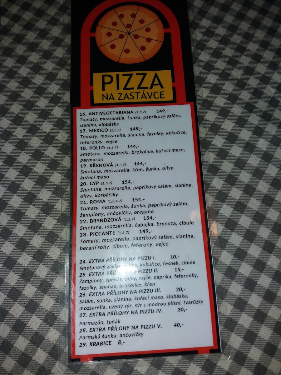 Menu Pizza Na Zastávce-3