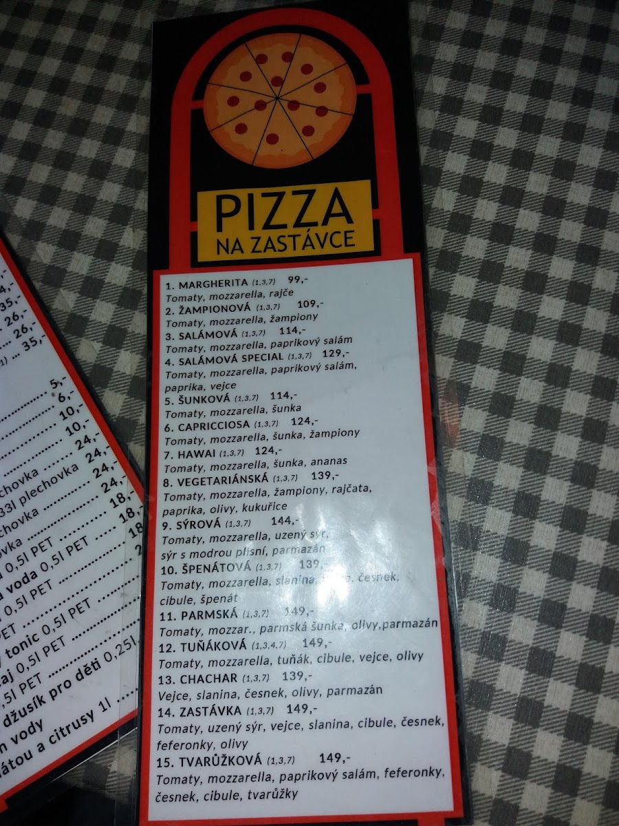 Menu Pizza Na Zastávce-5