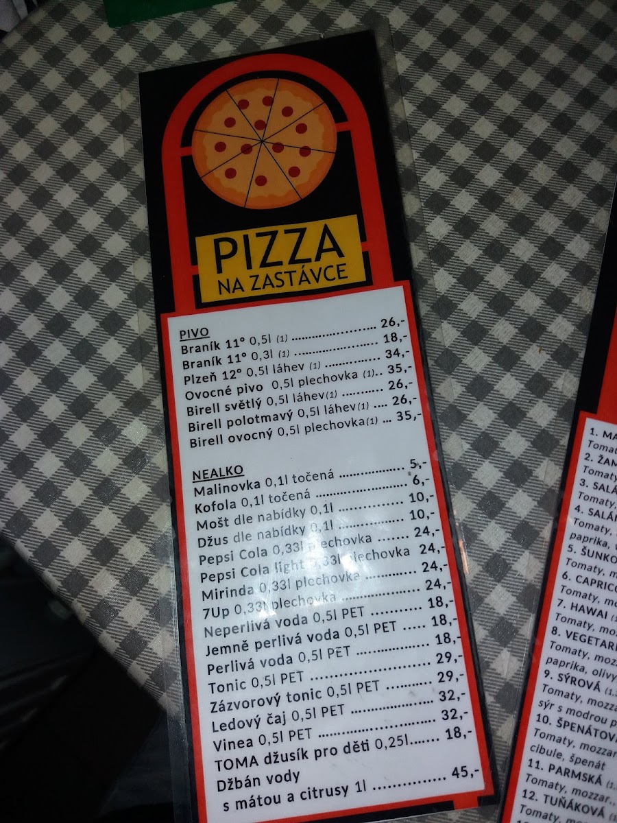 Menu Pizza Na Zastávce-6